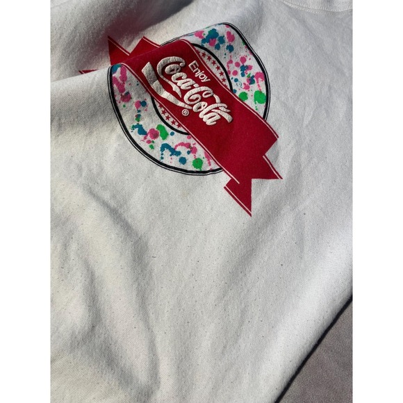 Vintage 90s Coca Cola Soda Graphic Crewneck Sweater - Picture 8 of 10